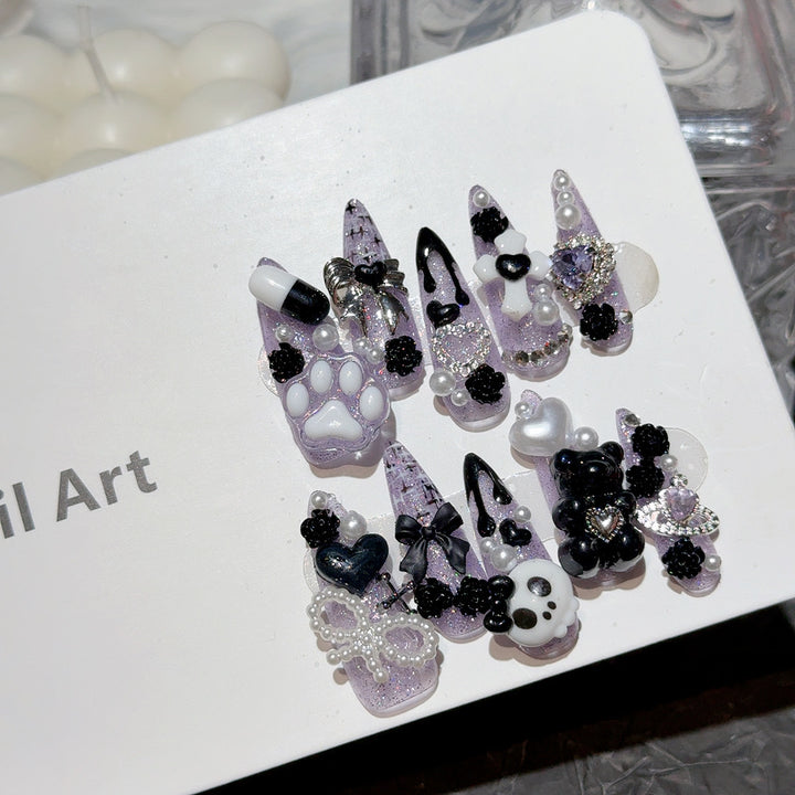 Decorative 3D Themed Nail Art Set