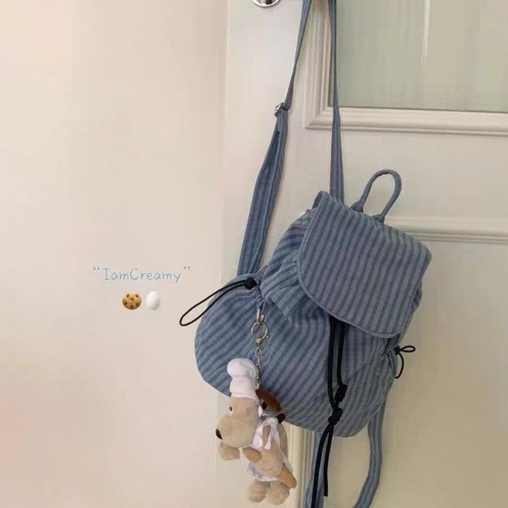 Striped Casual Mini Backpack Kalsten
