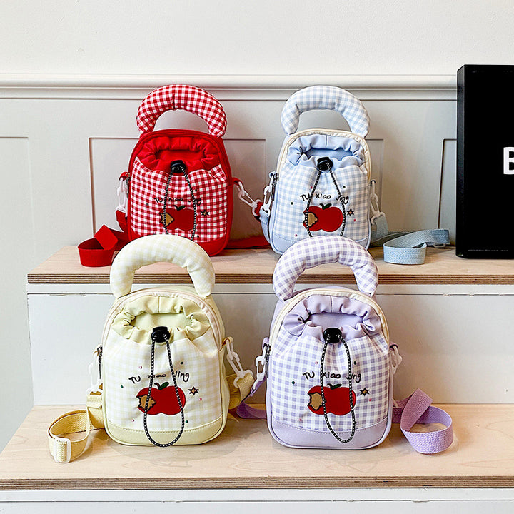 Playful Gingham Print Mini Backpack Kalsten
