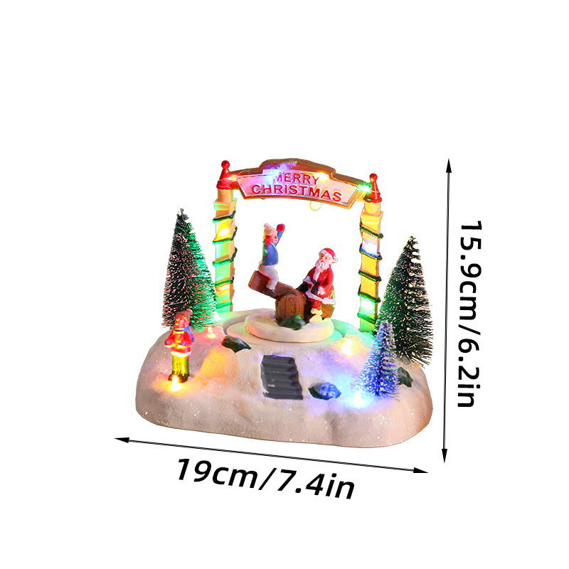 Festive Christmas decoration with lights Kalsten