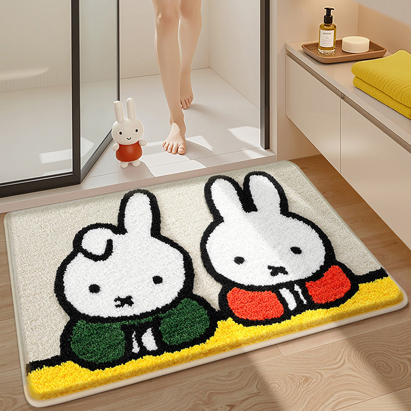 Cute Cartoon Bunny Bath Mat Kalsten