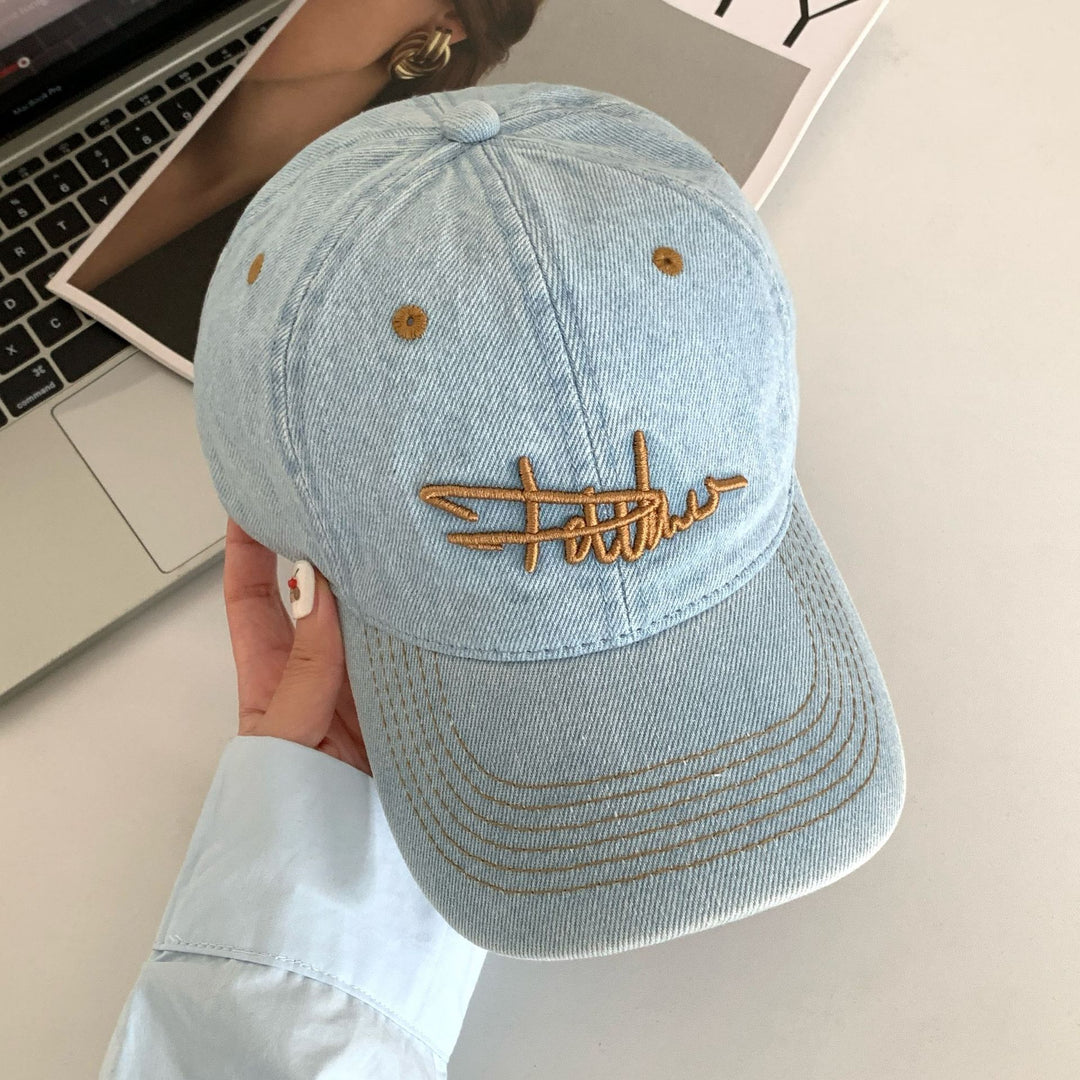 Stylish Denim Baseball Cap