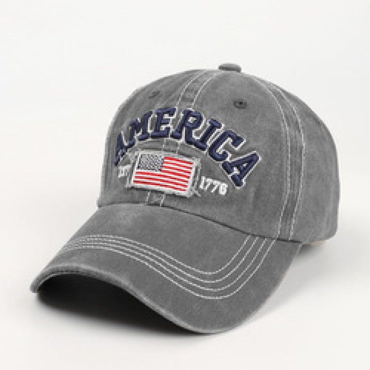 Men's Vintage-Inspired Embroidered Baseball Cap Kalsten
