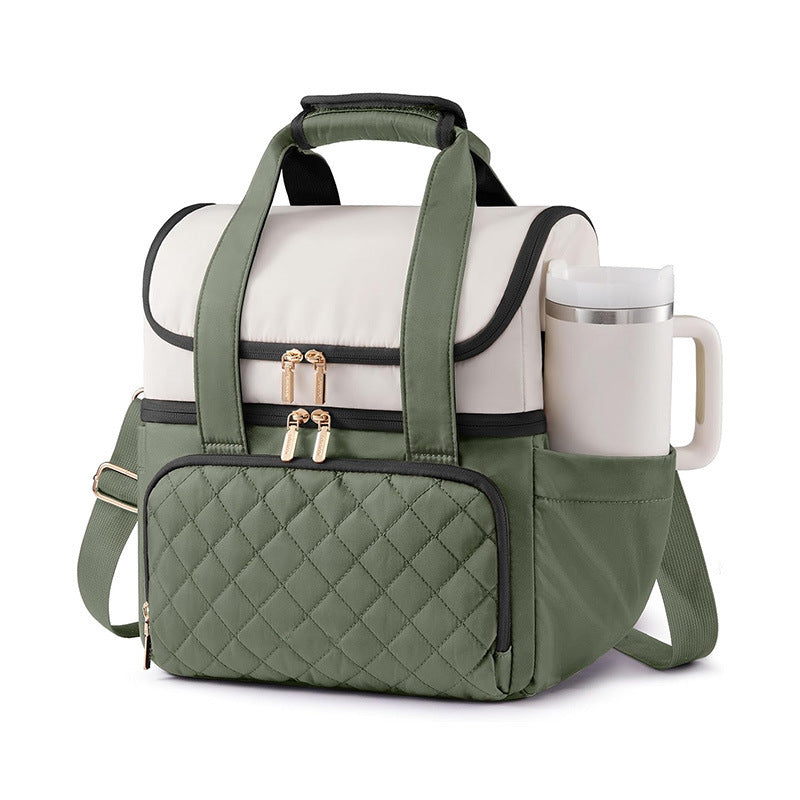 Elegant cooler bag with practical drink holder Kalsten