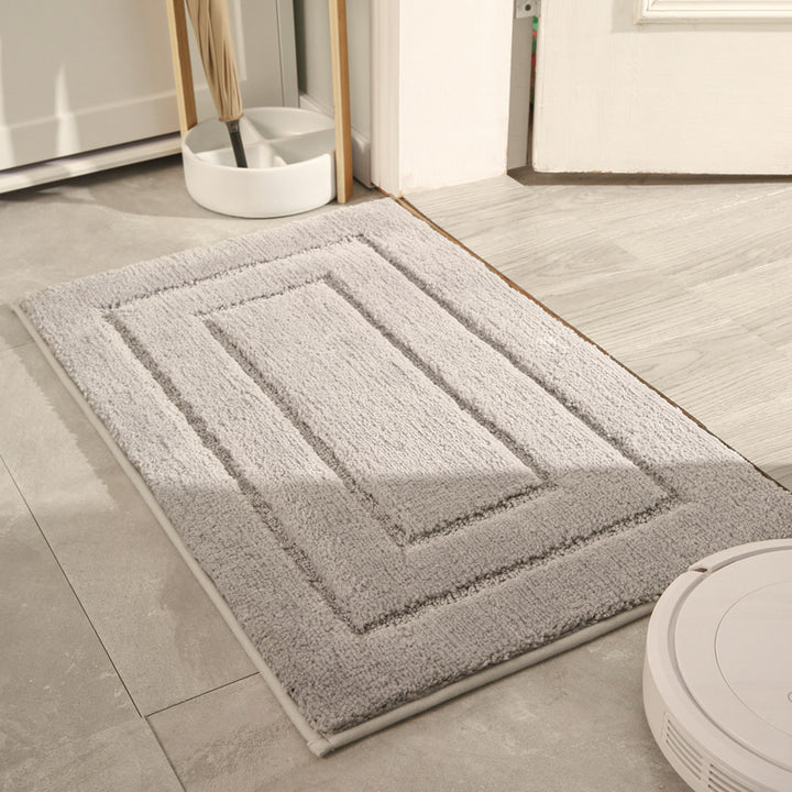 Soft Textured Rectangular Bath Mat