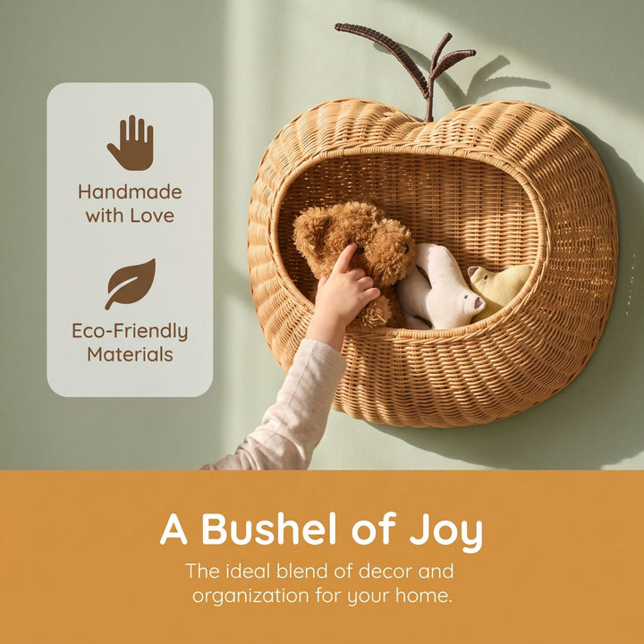 Playful wall basket in pear design Kalsten