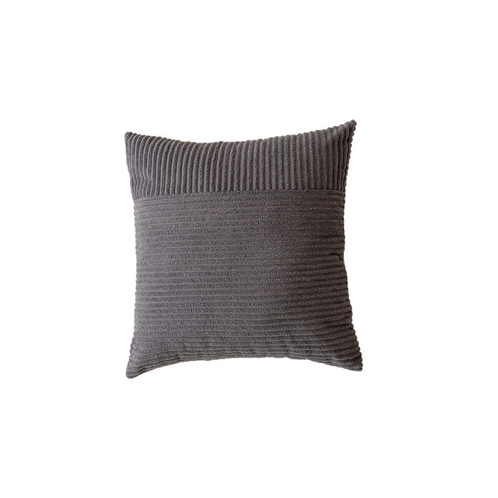 Ribbed Texture Decorative Pillow