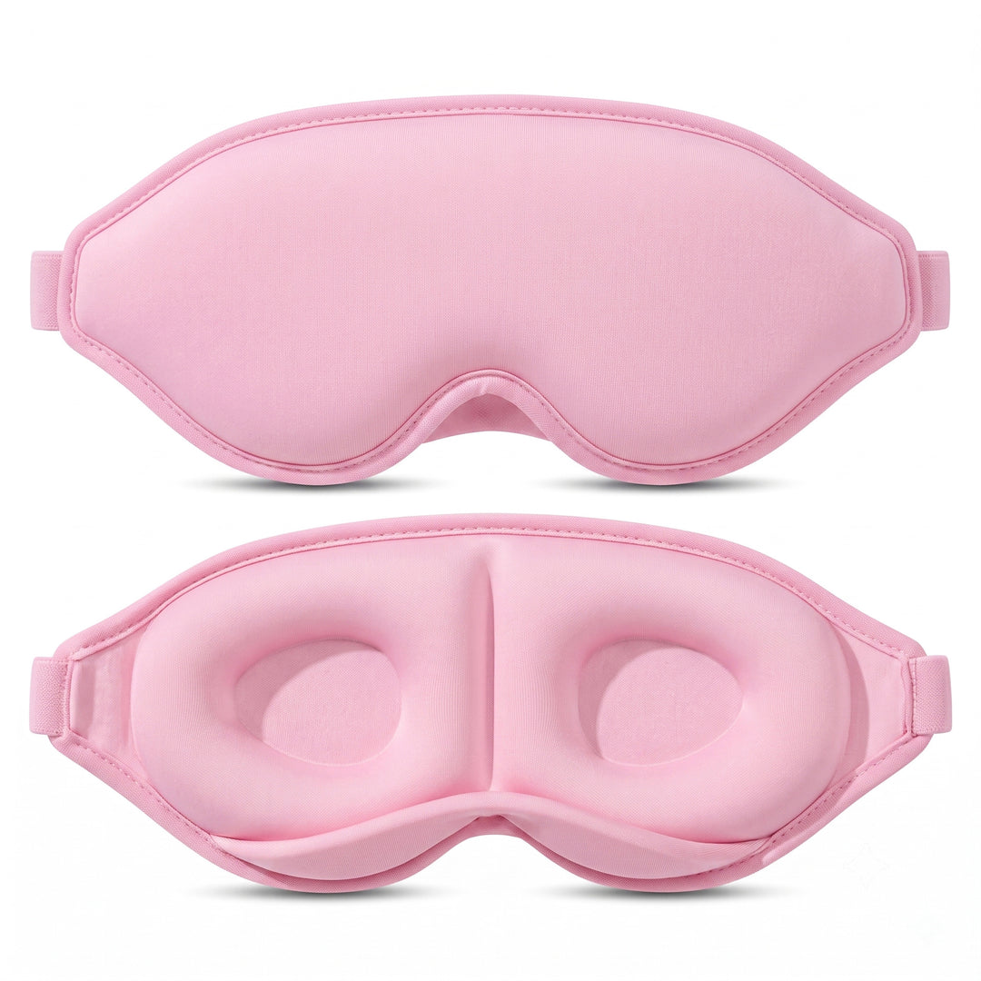 Contoured Three-Dimensional Memory-Foam Sleep Mask with Deep Eye Cups Kalsten