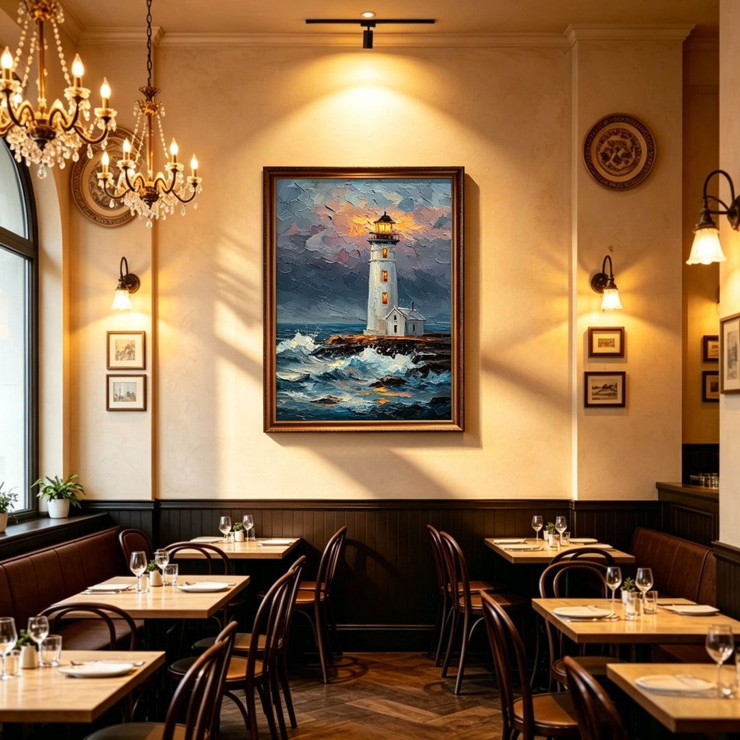 Lighthouse Landscape Canvas Art