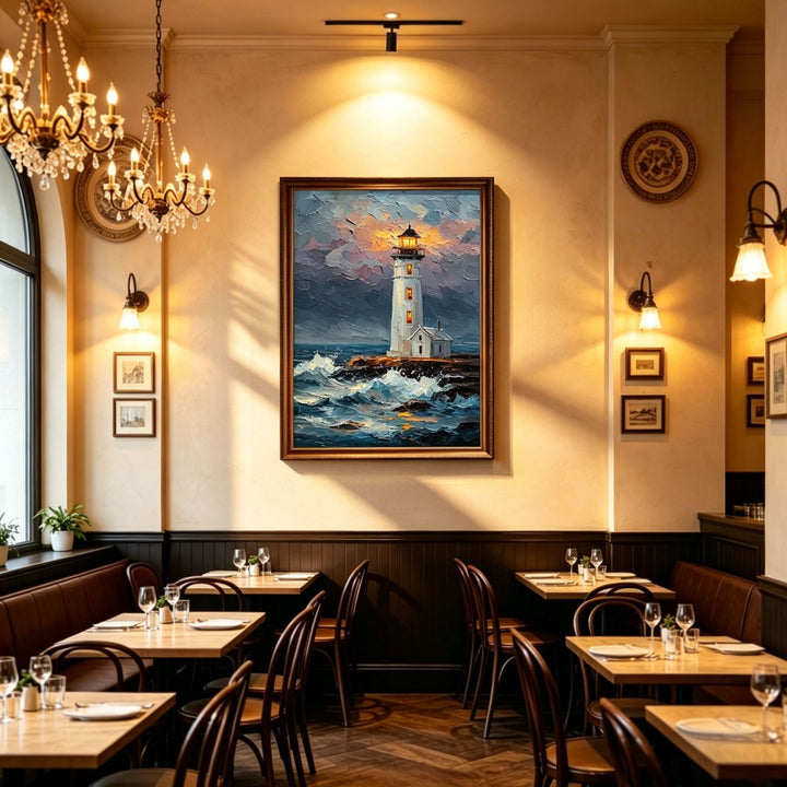 Lighthouse Landscape Canvas Art