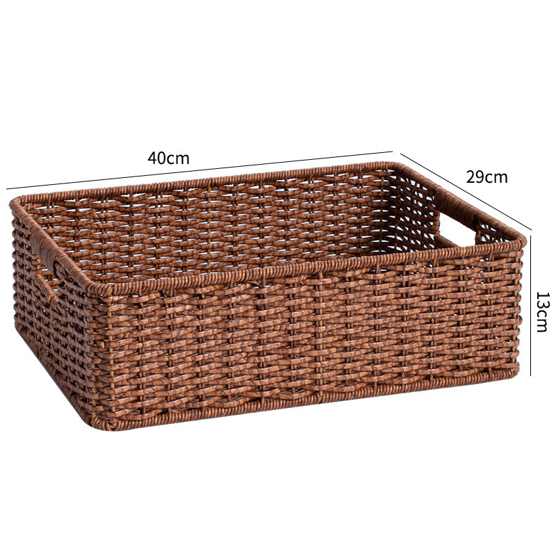 Rectangular Handwoven Storage Organizer Kalsten