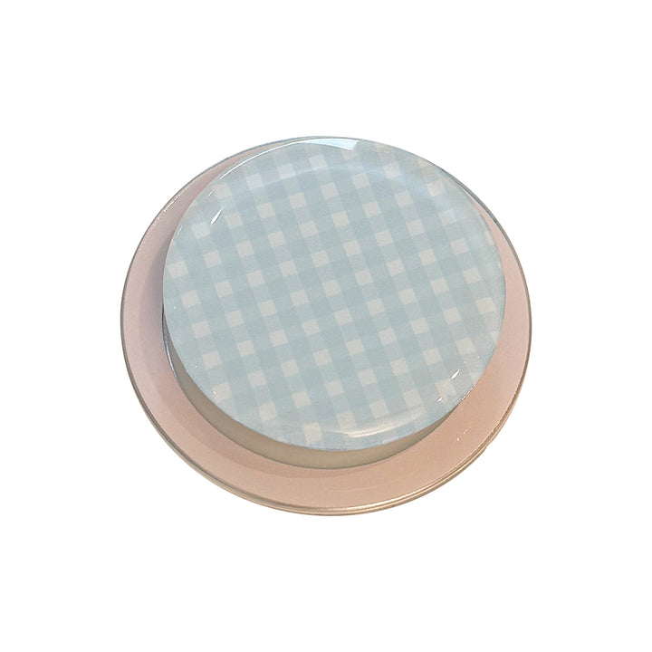Practical glass coaster with checkered pattern Kalsten