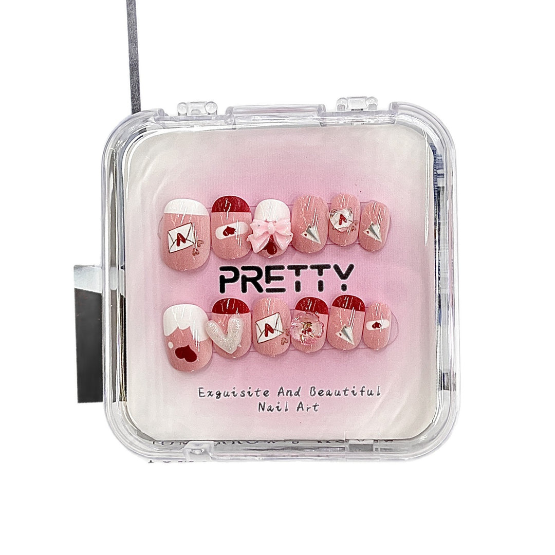 Decorative Press-On Nail Set Kalsten
