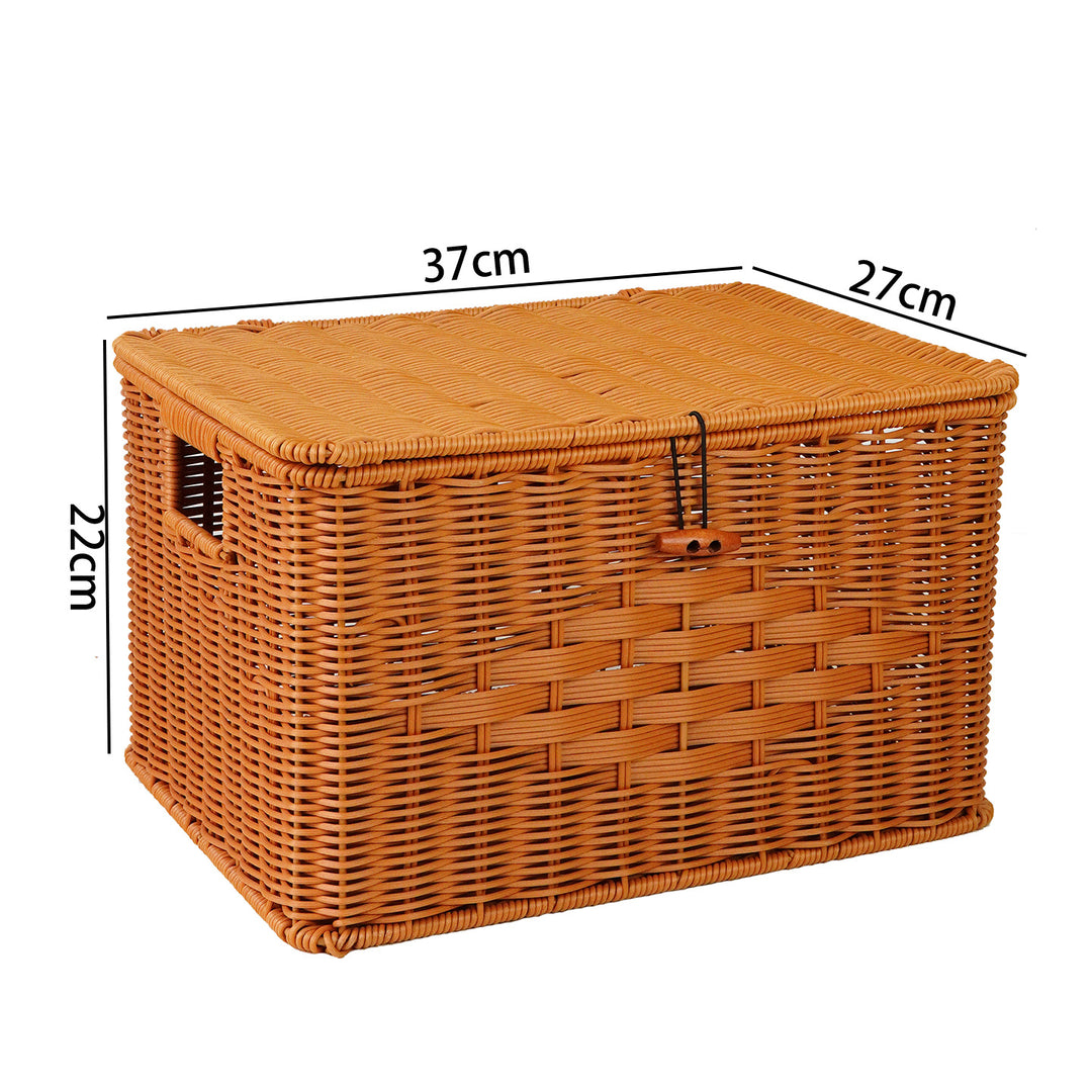 Versatile Natural Woven Storage Chest Kalsten