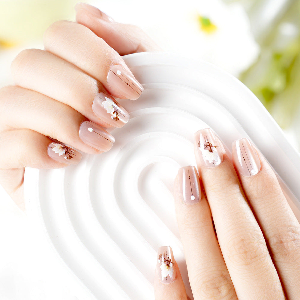 Artistic Floral Nail Wraps Kalsten