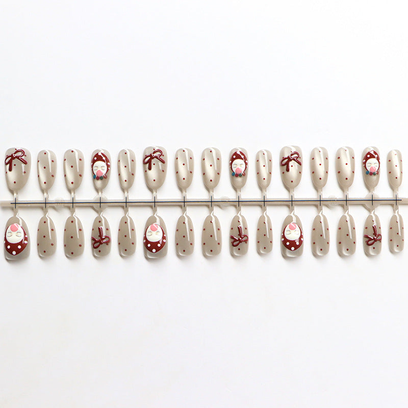 Festive Themed Press-On Nail Decor Kalsten