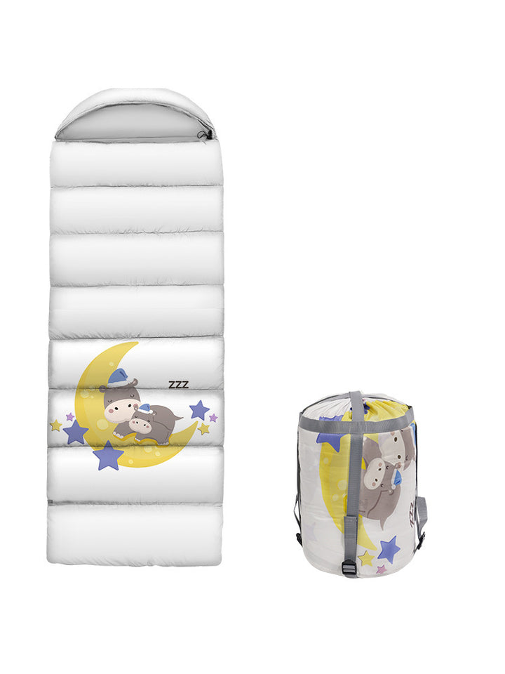 High-quality and warm sleeping bag with headrest Kalsten