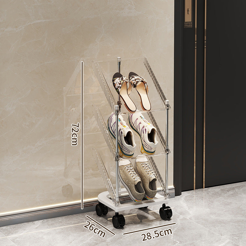 Shoe rack with transparent design Kalsten