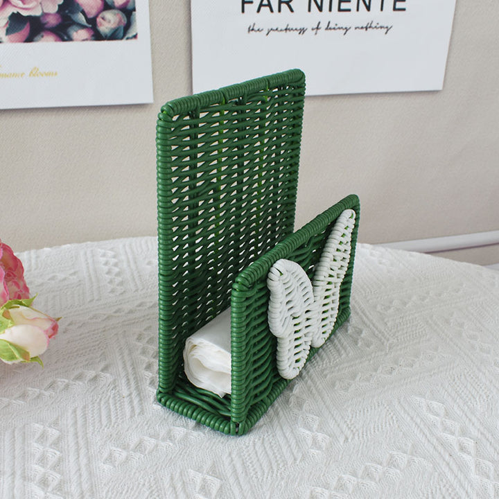 Decorative Butterfly Woven Storage Basket Kalsten