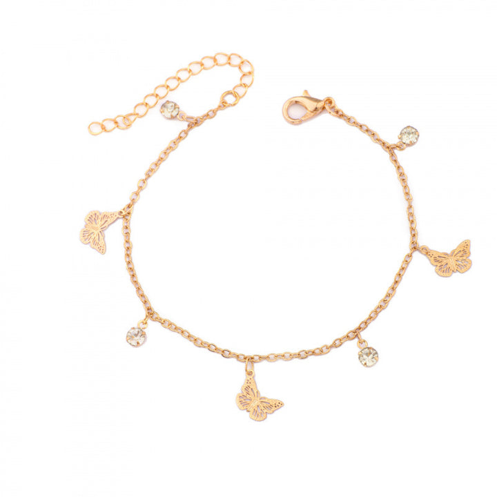 Butterfly Charm Anklet Kalsten