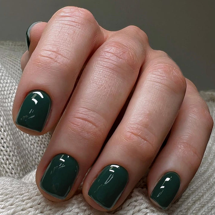 Elegant Glossy Square Nail Set Kalsten