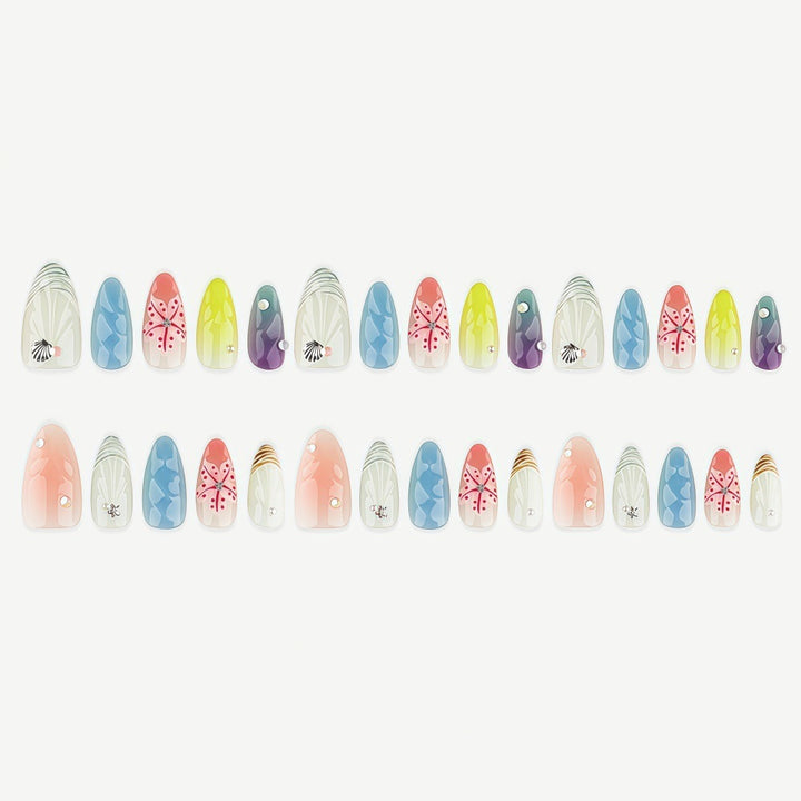 Artificial nails in creative floral design Kalsten