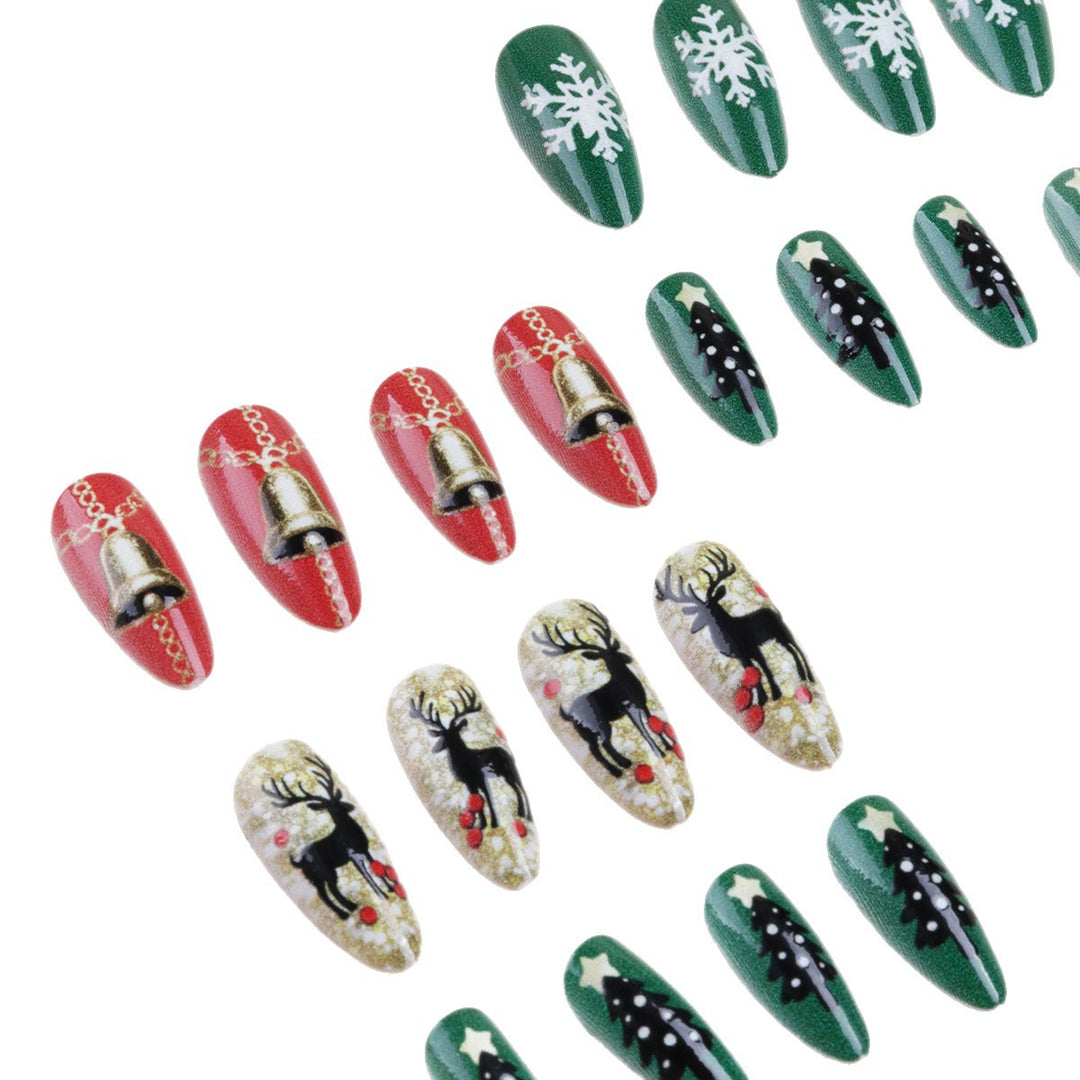 Festive Themed Press-On Nail Art Kalsten