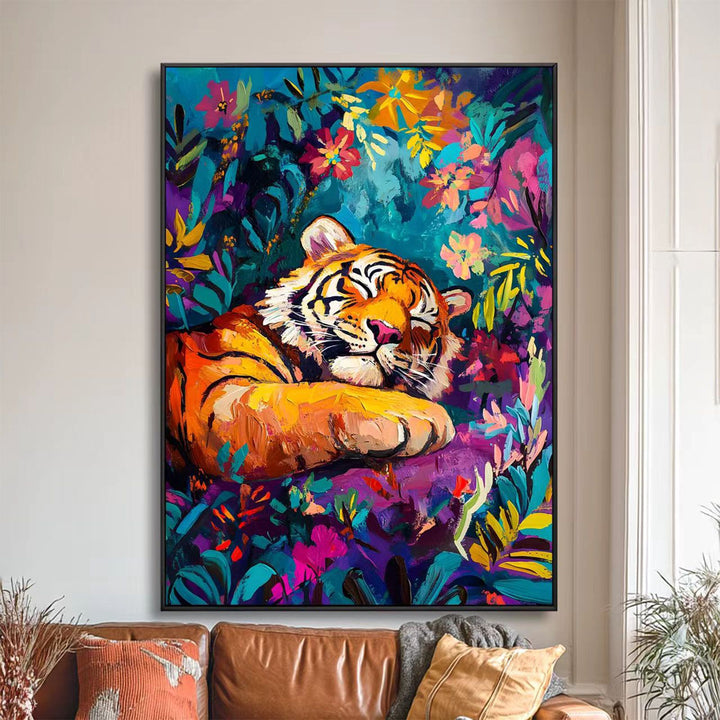 Panther-Themed Canvas Wall Art