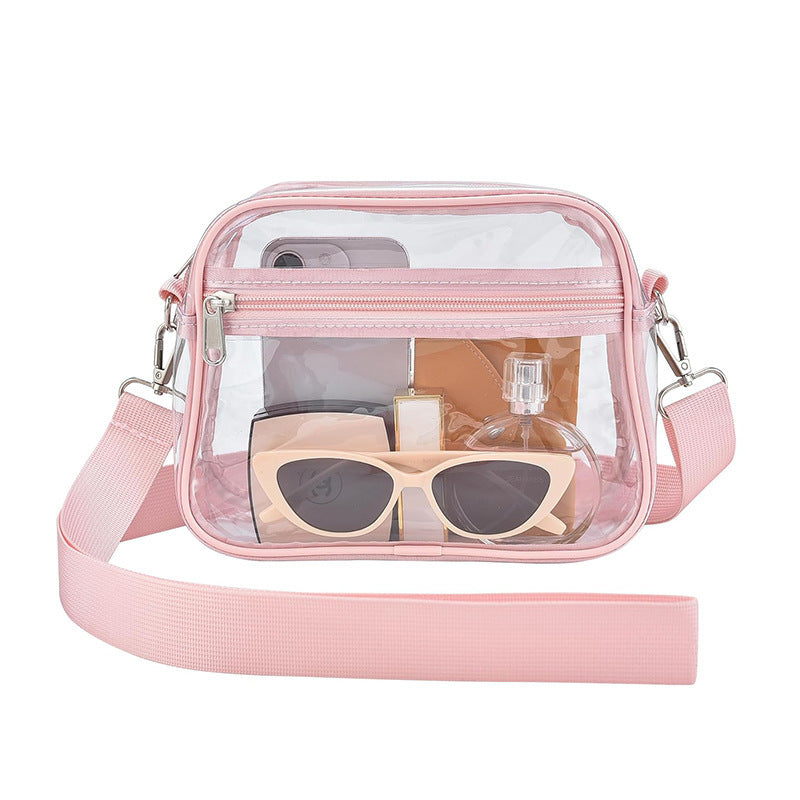 Transparent shoulder bag with versatile compartments Kalsten