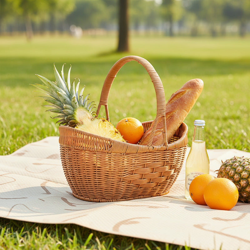 Handwoven Decorative Picnic Basket Kalsten