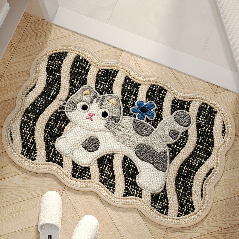 Adorable Dog-Themed Area Mat Kalsten