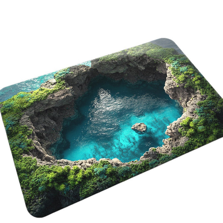 Artistic Dolphin Design Bath Mat Kalsten