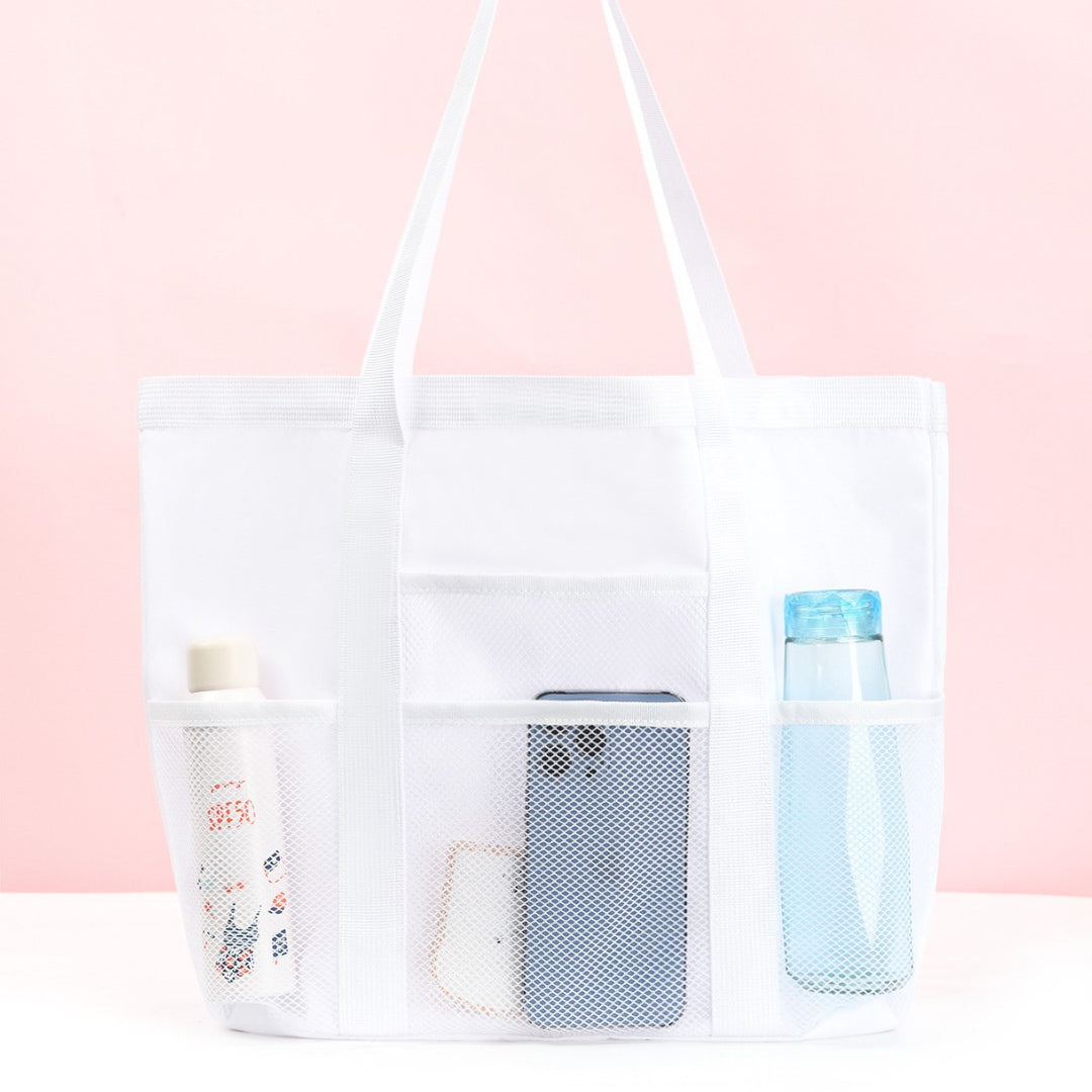 Multifunctional shopping bag with practical outer pockets Kalsten