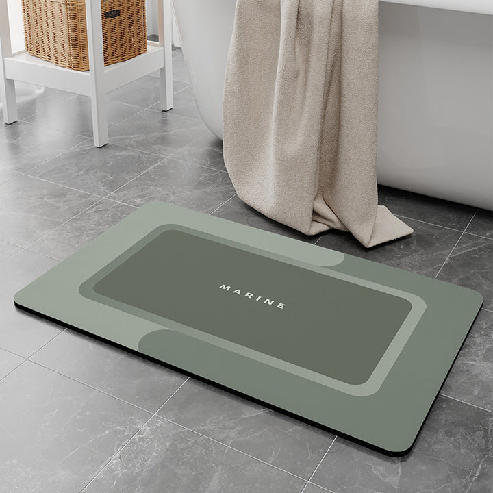 Contemporary Non-Slip Bath Mat