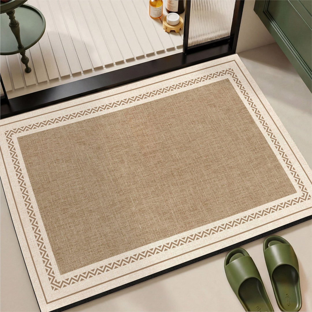 Elegant Vintage Floral Print Area Mat