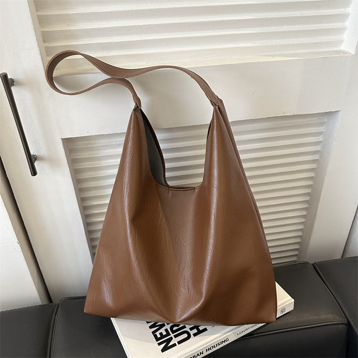 Stylish Leather Hobo Bag