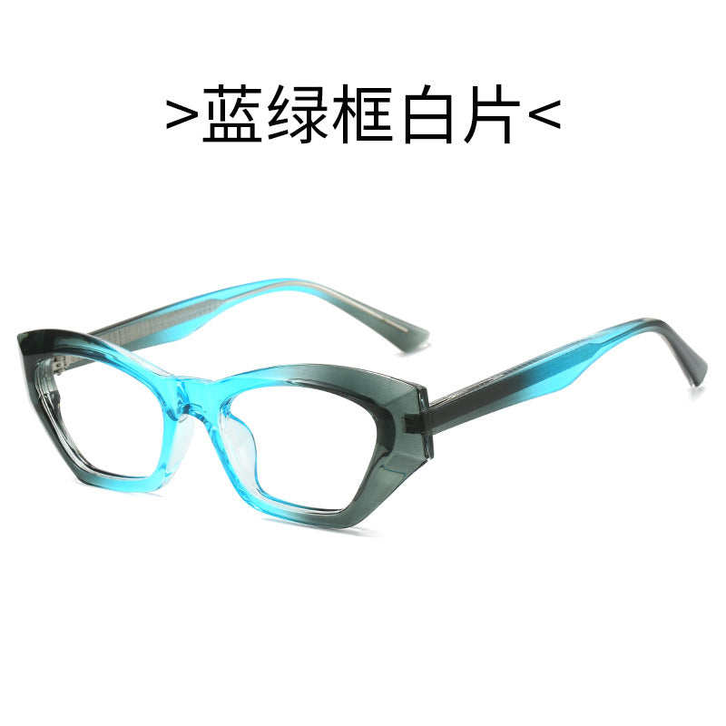 Ladies Cat-Eye Sunglasses with Modern Transparent Accents Kalsten