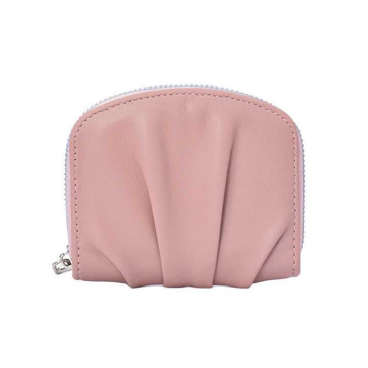 Sophisticated Textured Leather Coin Pouch Kalsten