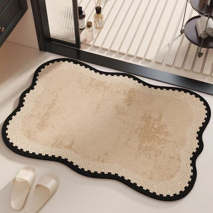 Playful Cat-Themed Bath Mat