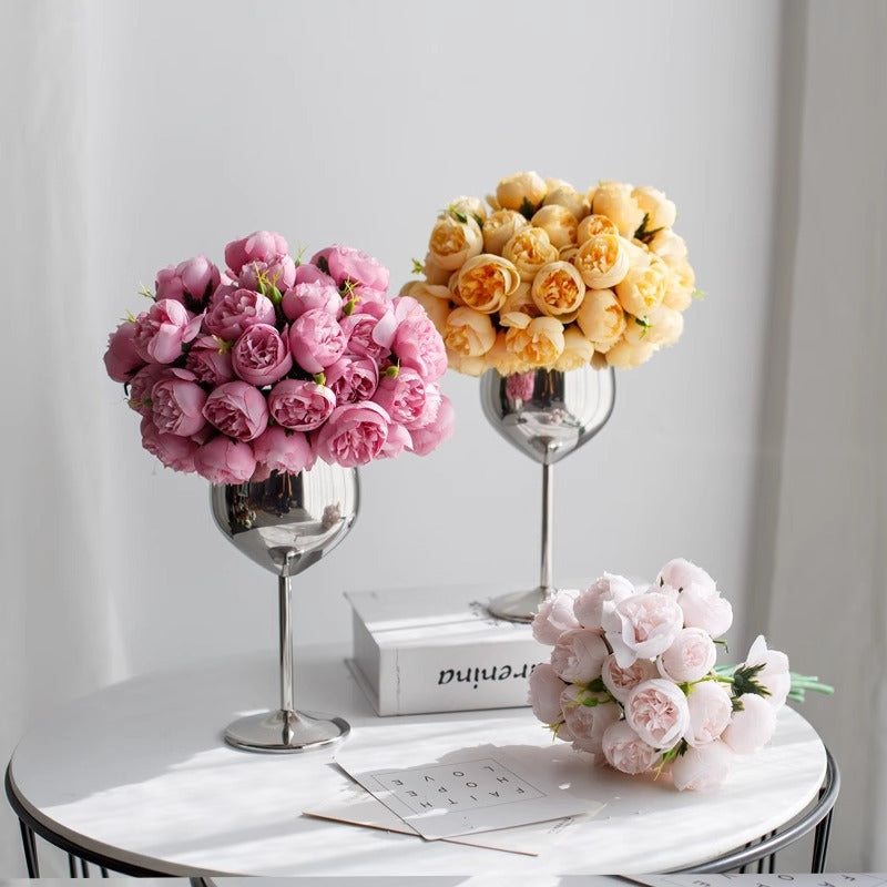 Lifelike Peony Bouquet