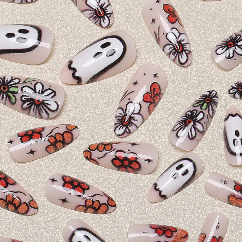 Artistic Themed Press-On Nails