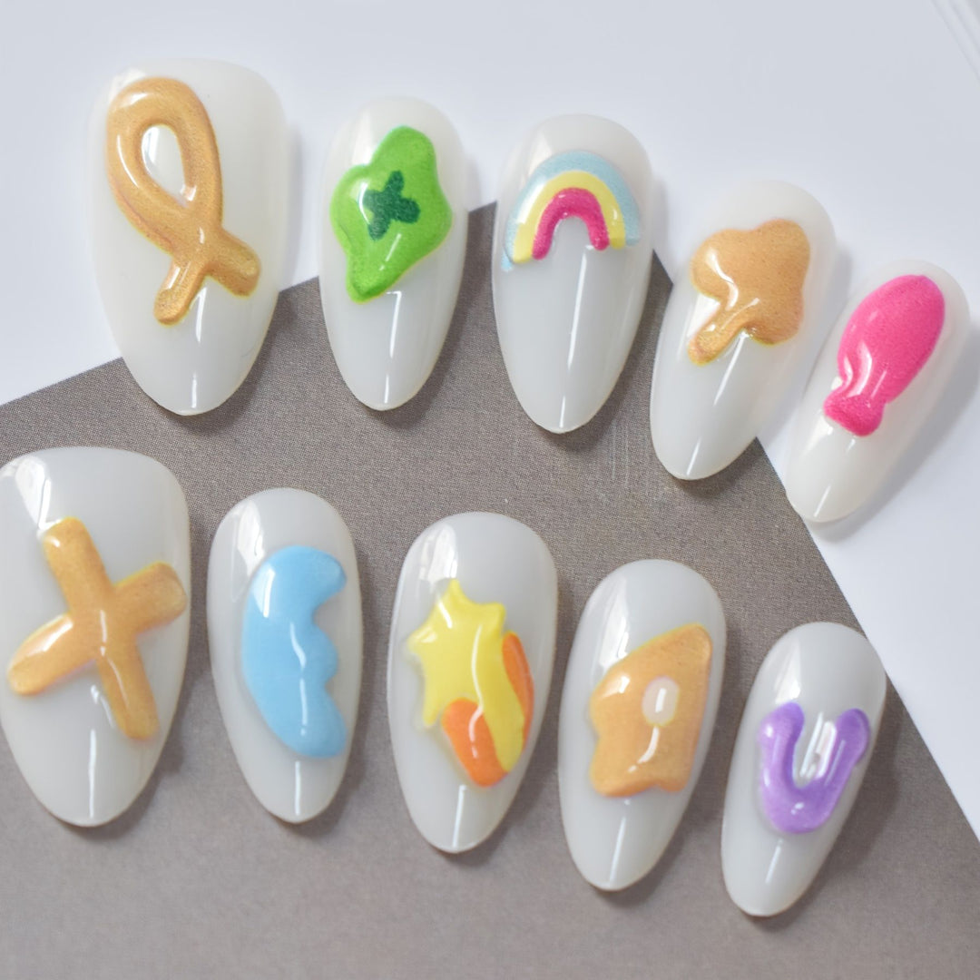 Artistic Gel Nail Art Design Kalsten