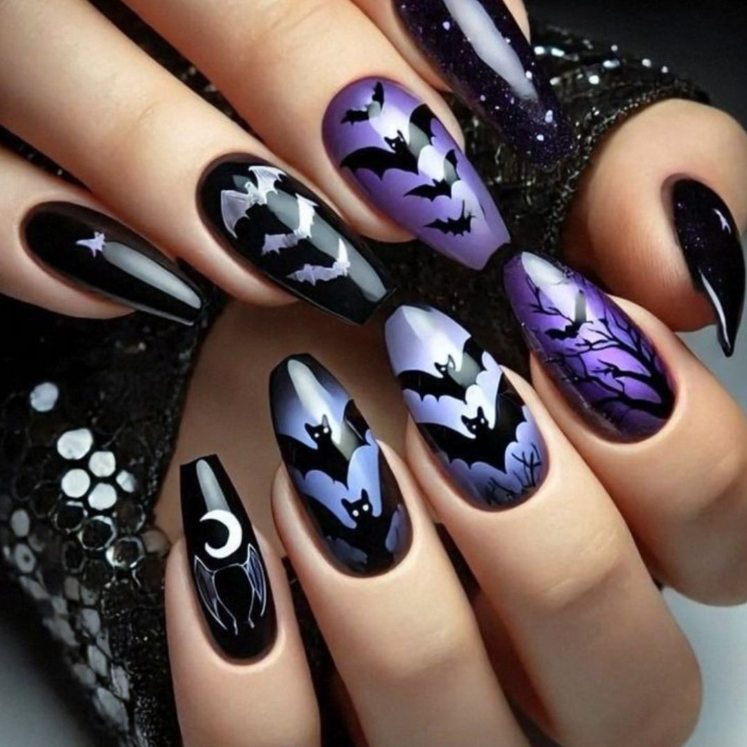Halloween Bat Nail Art Set Kalsten