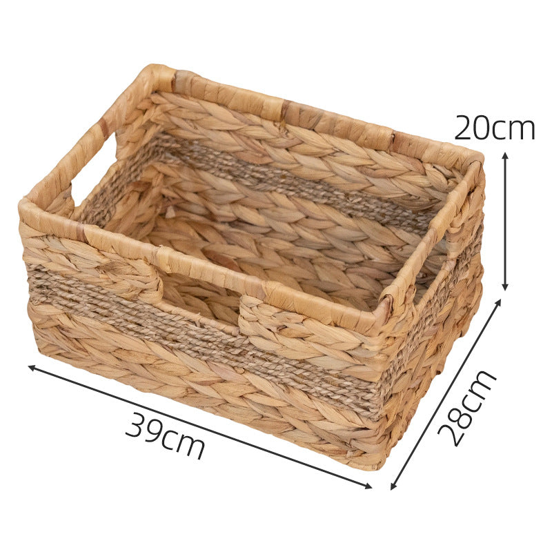 Modern storage basket made of natural materials