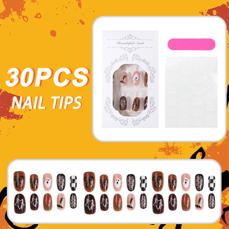 Creative Halloween Themed Press-On Nail Tips Kalsten