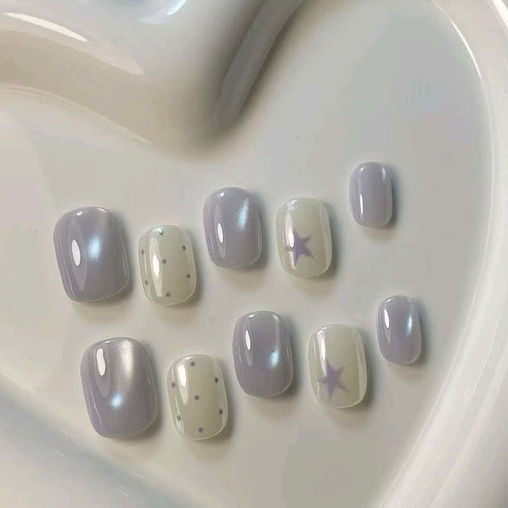 Floral Design Press-On Nails Kalsten