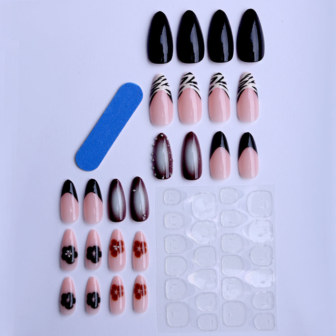 Artificial nails in modern graphic design Kalsten