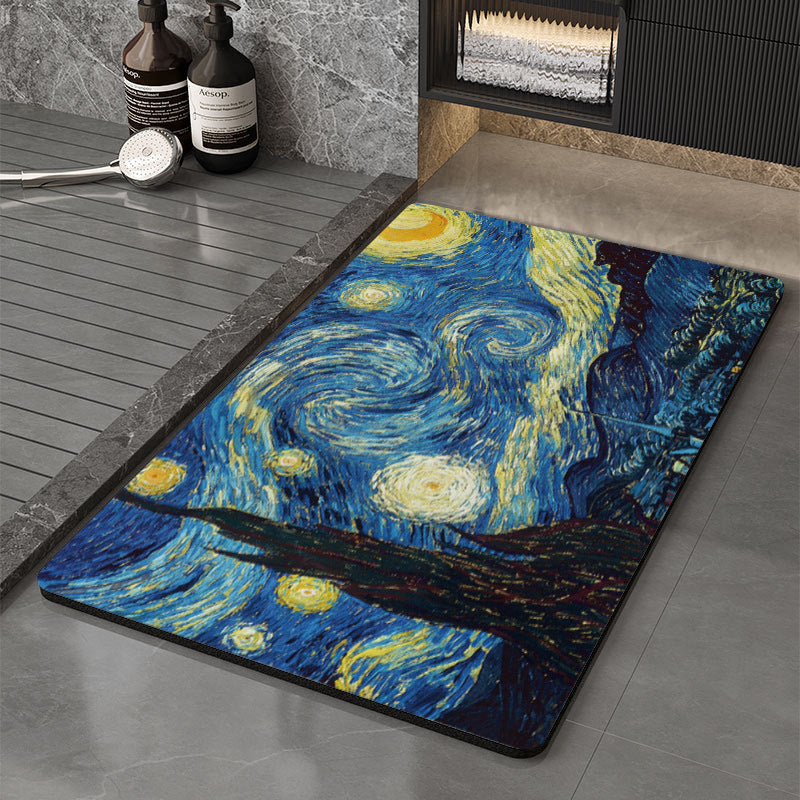 Decorative Bath Mat Kalsten