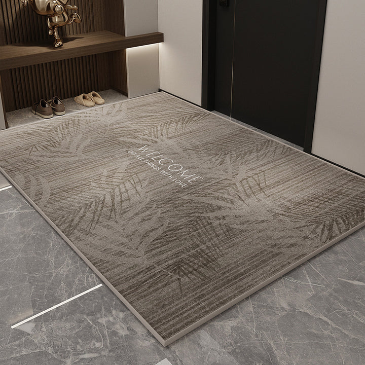 Elegant Tropical-Themed Entryway Mat Kalsten