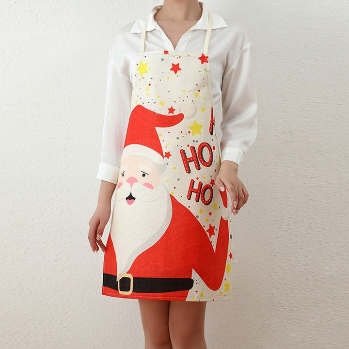 Santa-Themed Kitchen Apron Kalsten